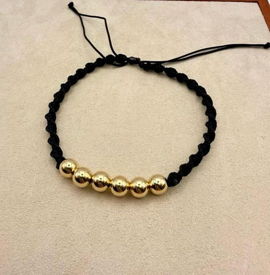 Beaded Bar Macramé Bracelet — Eternia Vitta