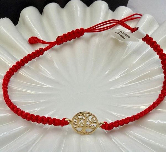Tree of Life Red String Bracelet — Eternia Vitta