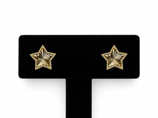 Beaded Star Earrings