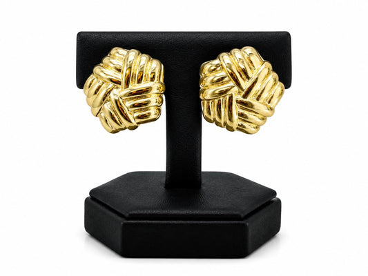 Woven Knot Earrings