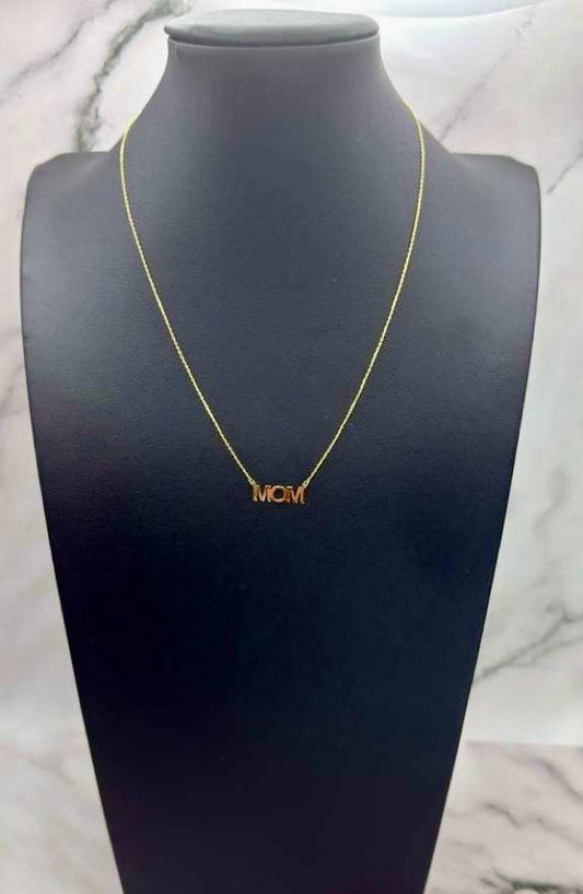 MOM Nameplate Necklace — Eternia Vitta