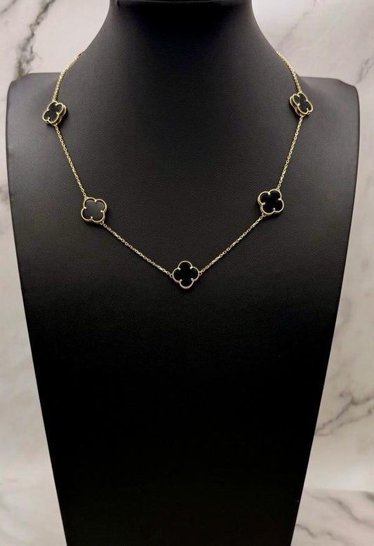 Black Clover Station Necklace — Eternia Vitta