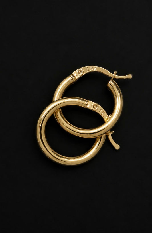 Classic Gold Hoops — Eternia Vitta