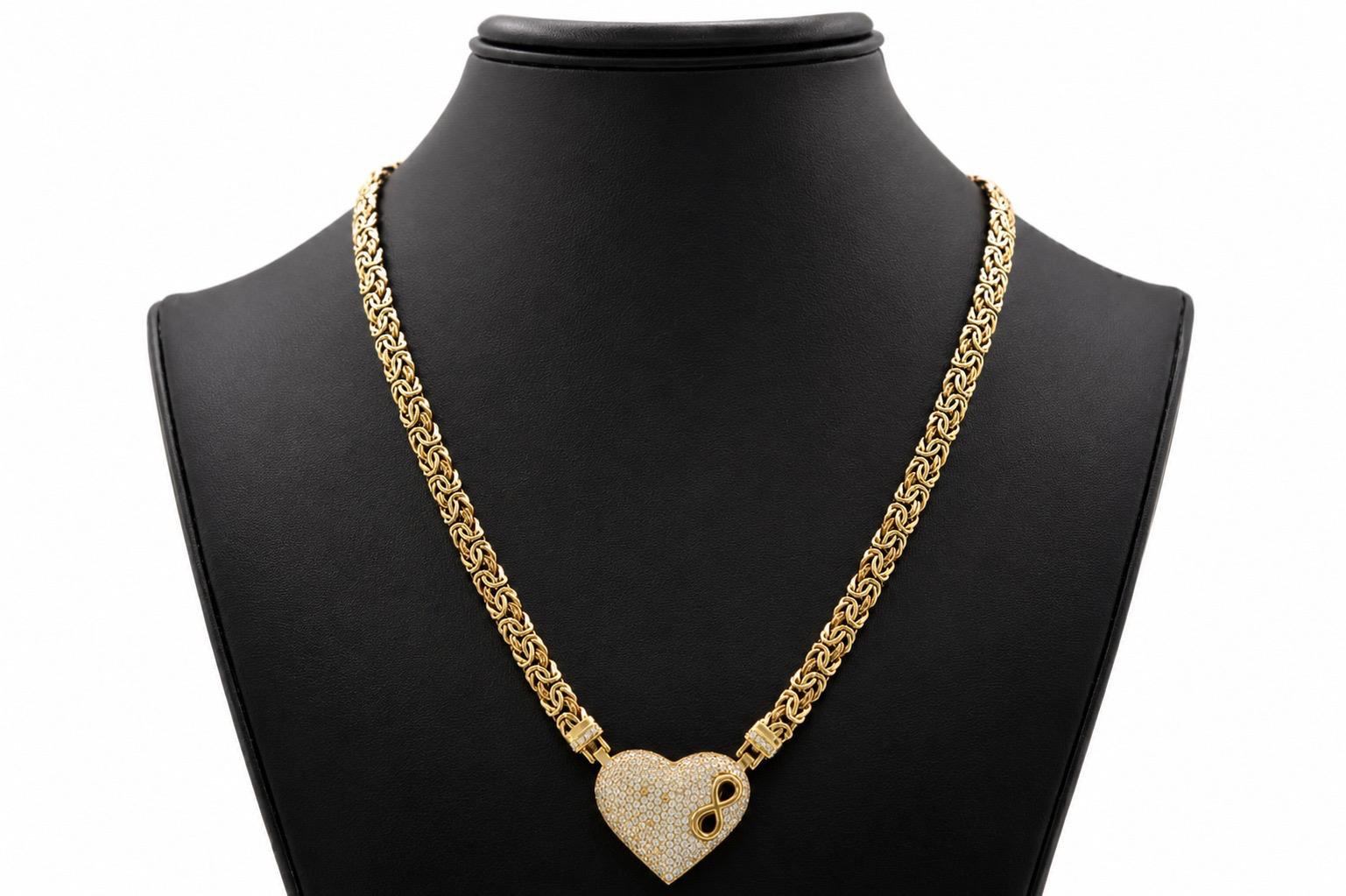 Byzantine Heart Necklace — Eternia Vitta