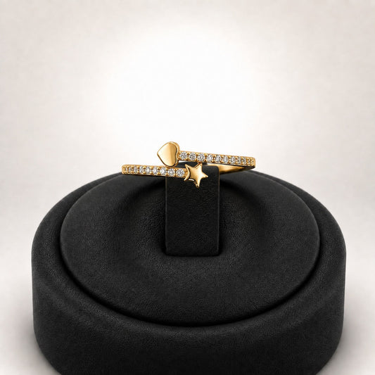 Bow & Star Ring — Eternia Vitta